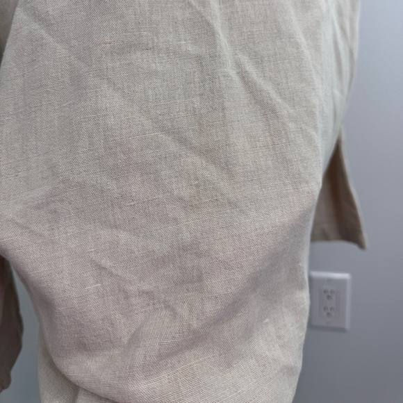 Style & Co Beige Button Up Blazer Jacket (PL) - Picture 5 of 5